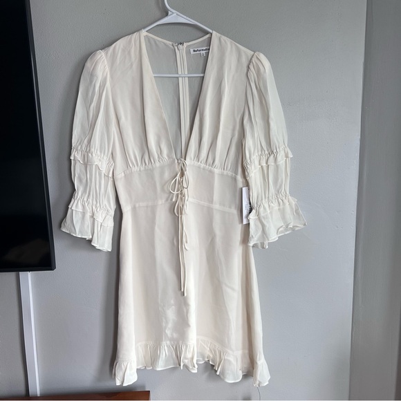 NWT Reformation Laurelei Dress Ivory White Bridal Wedding 4 - Picture 4 of 9